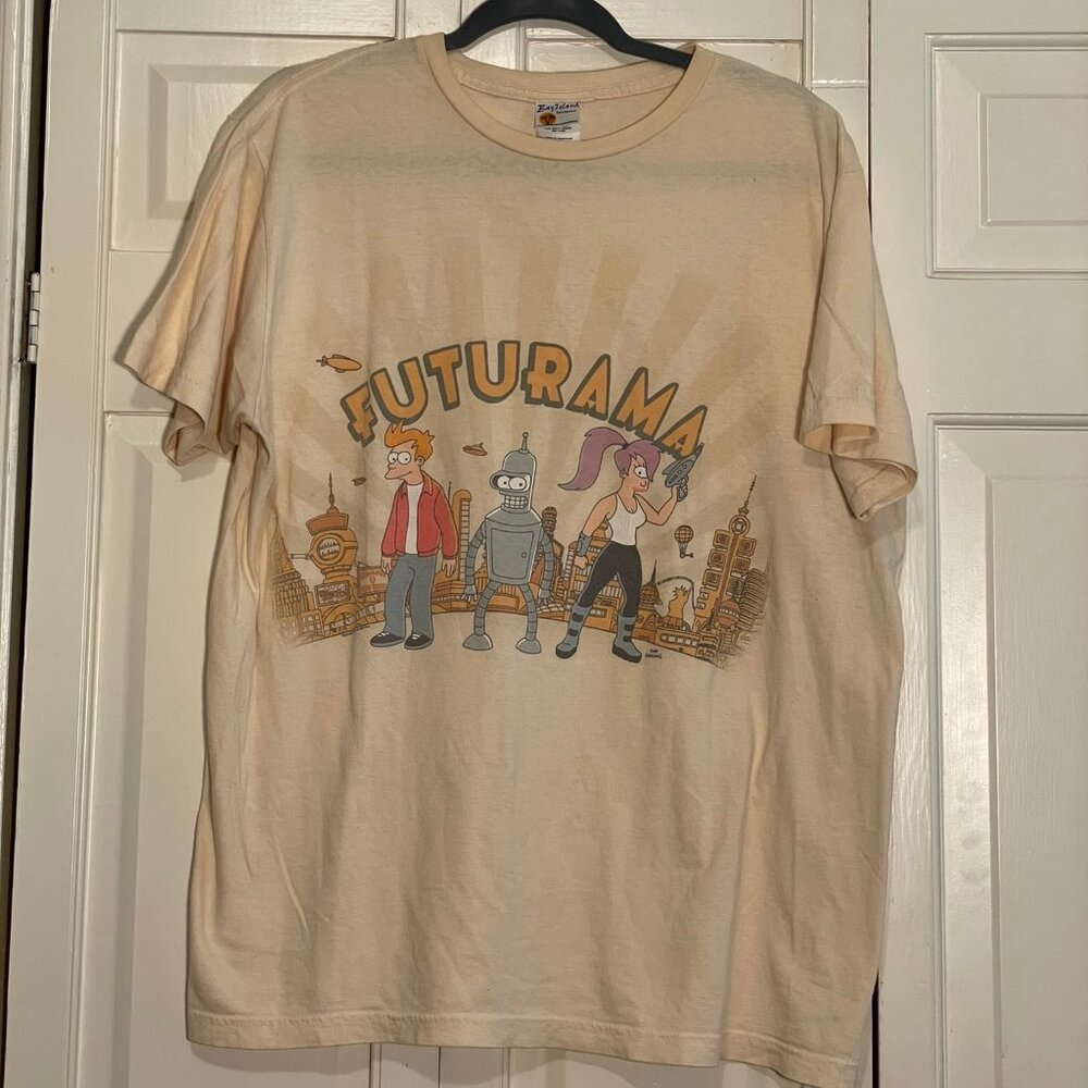 Men's /Unisex Futurama Classic Fit T-shirt - XL - VGUC - Yellow